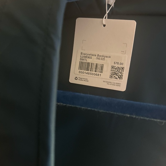 * Lululemon Dark Green Everywhere Backpack Personalized *